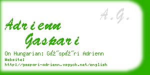 adrienn gaspari business card